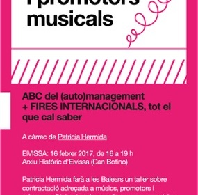 Jornades de formació per a músics, mànagers i promotors musicals