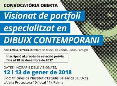 Oberta convocatòria per a visionat de portfoli de dibuix contemporani