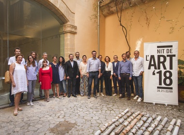 Cinc professionals del món de les arts internacionals, convidats a la Nit de l’Art 2018 gràcies a l’Institut d’Estudis Baleàrics i l’Institut Ramon Llull