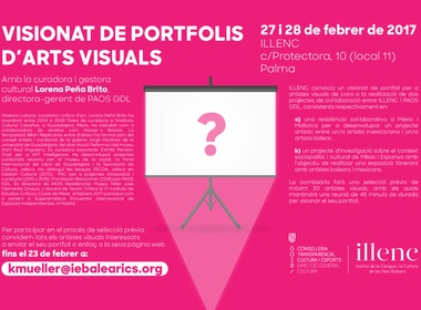 Visionat de portfolis d'arts visuals