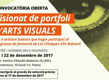 Visionat de portfoli d'ARTS VISUALS